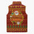 Montenegro Christmas Sleeveless Puffer Jacket with Red-Gold Theme, Double-Headed Eagle, and Santa Motif - Wonder Print Shop