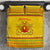 Myanmar Christmas Bedding Set with Yellow-Red-Green Theme, National Emblem, and Star Motif - Wonder Print Shop