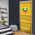 Myanmar Christmas Door Cover with Yellow-Red-Green Theme, National Emblem, and Star Motif - Wonder Print Shop