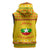 Myanmar Christmas Sleeveless Hoodie with Yellow-Red-Green Theme, National Emblem, and Star Motif - Wonder Print Shop
