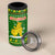 Myanmar Christmas 4 in 1 Can Cooler Tumbler with Green-Gold Theme, Chinthe Lion, and Santa Motif - Wonder Print Shop