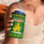 Myanmar Christmas 4 in 1 Can Cooler Tumbler with Green-Gold Theme, Chinthe Lion, and Santa Motif - Wonder Print Shop