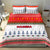 Namibia Christmas Bedding Set with Red-Green Theme, Coat of Arms, and National Flag Motif - Wonder Print Shop