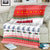Namibia Christmas Blanket with Red-Green Theme, Coat of Arms, and National Flag Motif - Wonder Print Shop