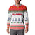 Namibia Christmas Button Sweatshirt with Red-Green Theme, Coat of Arms, and National Flag Motif - Wonder Print Shop