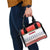 Namibia Christmas Shoulder Handbag with Red-Green Theme, Coat of Arms, and National Flag Motif - Wonder Print Shop
