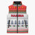 Namibia Christmas Sleeveless Puffer Jacket with Red-Green Theme, Coat of Arms, and National Flag Motif - Wonder Print Shop