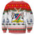 Namibia Christmas Sweatshirt with Red-Green Theme, Coat of Arms, and National Flag Motif - Wonder Print Shop