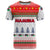Namibia Christmas T Shirt with Red-Green Theme, Coat of Arms, and National Flag Motif - Wonder Print Shop