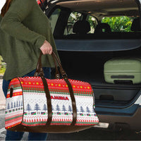 Namibia Christmas Travel Bag with Red-Green Theme, Coat of Arms, and National Flag Motif - Wonder Print Shop