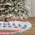 Namibia Christmas Tree Skirt with Red-Green Theme, Coat of Arms, and National Flag Motif - Wonder Print Shop