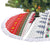 Namibia Christmas Tree Skirt with Red-Green Theme, Coat of Arms, and National Flag Motif - Wonder Print Shop