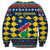 Namibia Christmas Sweatshirt with Blue-Yellow Diamond Pattern, Coat of Arms, and Flag Map Motif - Wonder Print Shop