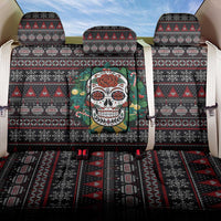 Skull Christmas Back Car Seat Cover Xmas Holiday Patterns - Wonder Print Shop