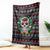 Skull Christmas Blanket Xmas Holiday Patterns - Wonder Print Shop