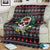 Skull Christmas Blanket Xmas Holiday Patterns - Wonder Print Shop