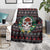 Skull Christmas Blanket Xmas Holiday Patterns - Wonder Print Shop