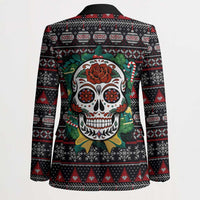 Skull Christmas Blazer Xmas Holiday Patterns - Wonder Print Shop