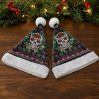 Skull Christmas Santa Hat Xmas Holiday Patterns - Wonder Print Shop