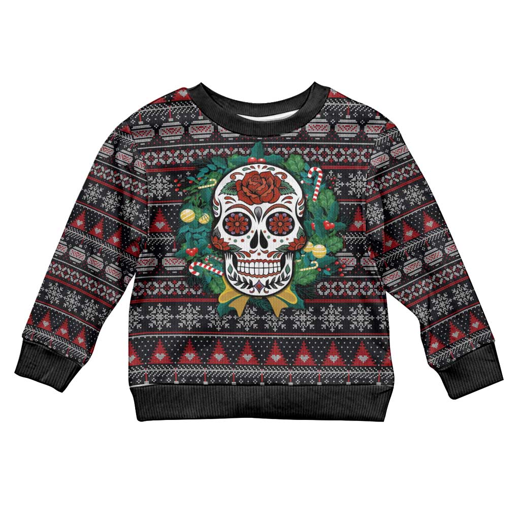 Skull Christmas Kid Ugly Christmas Sweater Xmas Holiday Patterns - Wonder Print Shop