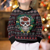 Skull Christmas Kid Ugly Christmas Sweater Xmas Holiday Patterns - Wonder Print Shop
