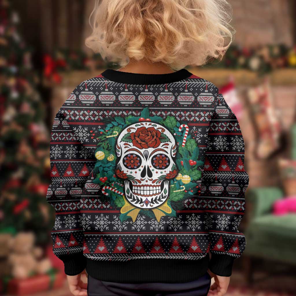 Skull Christmas Kid Ugly Christmas Sweater Xmas Holiday Patterns - Wonder Print Shop