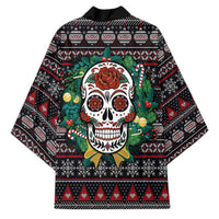 Skull Christmas Kimono Xmas Holiday Patterns - Wonder Print Shop