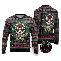 Skull Christmas Ugly Christmas Sweater Xmas Holiday Patterns - Wonder Print Shop