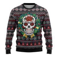 Skull Christmas Ugly Christmas Sweater Xmas Holiday Patterns - Wonder Print Shop