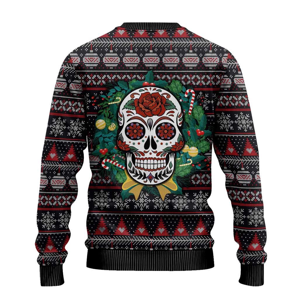 Skull Christmas Ugly Christmas Sweater Xmas Holiday Patterns - Wonder Print Shop