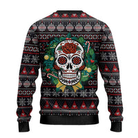 Skull Christmas Ugly Christmas Sweater Xmas Holiday Patterns - Wonder Print Shop