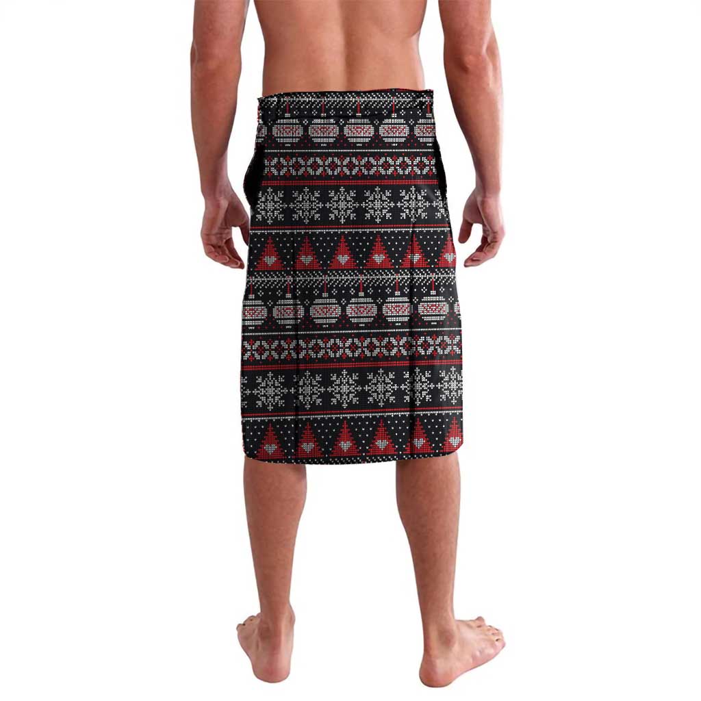 Skull Christmas Lavalava Xmas Holiday Patterns - Wonder Print Shop
