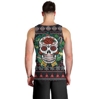 Skull Christmas Men Tank Top Xmas Holiday Patterns - Wonder Print Shop