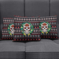 Skull Christmas Pillow Cover Xmas Holiday Patterns - Wonder Print Shop