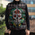 Skull Christmas Sleeveless Puffer Jacket Xmas Holiday Patterns - Wonder Print Shop