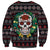 Skull Christmas Sweatshirt Xmas Holiday Patterns - Wonder Print Shop