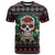 Skull Christmas T Shirt Xmas Holiday Patterns - Wonder Print Shop
