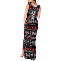 Skull Christmas Tank Maxi Dress Xmas Holiday Patterns - Wonder Print Shop