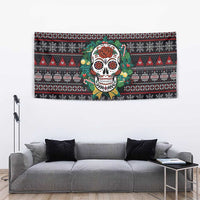 Skull Christmas Tapestry Xmas Holiday Patterns - Wonder Print Shop