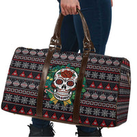 Skull Christmas Travel Bag Xmas Holiday Patterns - Wonder Print Shop