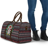 Skull Christmas Travel Bag Xmas Holiday Patterns - Wonder Print Shop