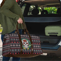Skull Christmas Travel Bag Xmas Holiday Patterns - Wonder Print Shop