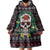 Skull Christmas Wearable Blanket Hoodie Xmas Holiday Patterns - Wonder Print Shop