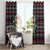 Skull Christmas Window Curtain Xmas Holiday Patterns - Wonder Print Shop