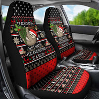 Sloth All I Want For Christmas Car Seat Cover Xmas Holiday Patterns - Wonder Print Shop
