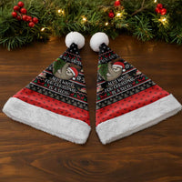 Sloth All I Want For Christmas Santa Hat Xmas Holiday Patterns - Wonder Print Shop