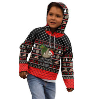 Sloth All I Want For Christmas Kid Hoodie Xmas Holiday Patterns - Wonder Print Shop