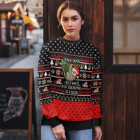 Sloth All I Want For Christmas Ugly Christmas Sweater Xmas Holiday Patterns - Wonder Print Shop