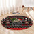 Sloth All I Want For Christmas Round Carpet Xmas Holiday Patterns - Wonder Print Shop