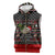 Sloth All I Want For Christmas Sleeveless Zip Hoodie Xmas Holiday Patterns - Wonder Print Shop